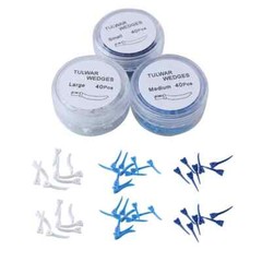Dental Tulwar Wedges Sectional Matrix System Plastic Diastema Wedge Refill S/M/L