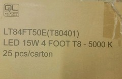 (25-Pack) 15W 4ft LED T8 Tube Lamp Light Bulb 5000K
