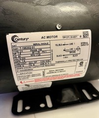 York S1-02435825000 Blower Motor, 230V, 60HZ, 1PH, 1725RPM, 1.5HP ( READ )