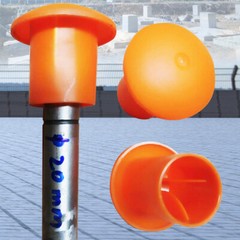 250PC Rebar Mushroom Safety Caps | For Rebar #3 to #8 | Concrete Stakes New