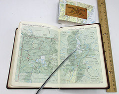 United States Travel Journal 6″ Soft Leather Cover Graphic Image Brown