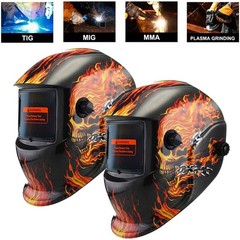 2Pack Auto Darkening Welding Helmet True Color Solar Powered Welding Mask