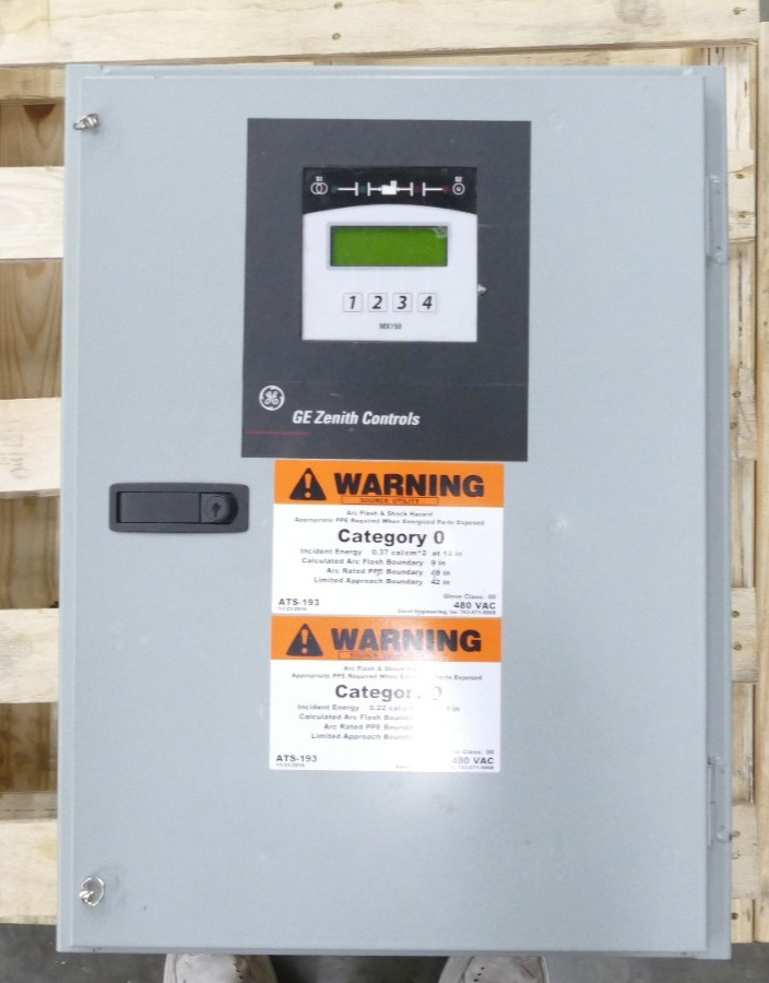 MX150 GE Zenith 50P-1160 100A ZTG Automatic Transfer Switch
