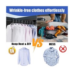 Beinhome Rubber Car Clothes Hanger Bar, Expandable Heavy Duty Car Clothes Rac…