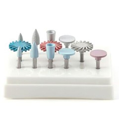 AZDENT Dental Composite Polishing Wheel Discs Burs Kit RA 2.35mm 12pcs/pack