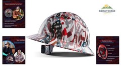 Fiber Reinforced Plastic Hard Hat for General Industrial and Construction Use
