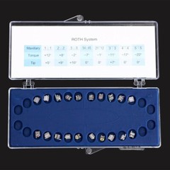 Dental Orthodontic Ceramic self-ligating Bracket roth 022 345 hooks 20pcs/kit US