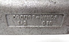 CROUSE-HINDS, RIGID CONDUIT OUTLET BODY, 1/2 C18, 5 CU IN, 5-3/4″ L, LOT OF 2