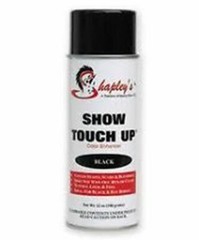 Shapleys Show Touch Up BLACK 10oz Equine Show Clean Hair Color Dye Cover Stains