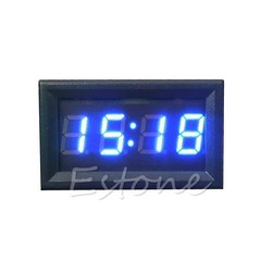 Car Truck Digital Electronic Clock LED Screen Display Electronic Watch 12V/24V