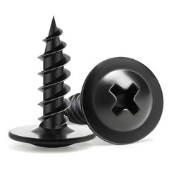 Wood Screws 1/2 Inch, 160 PCS FIXLINK Premium Phillips Truss Head Black Wood …