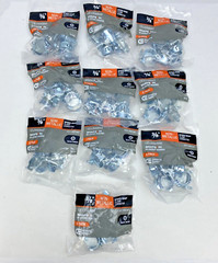 Lot Of 10 Bags, 3/8″ Speed-Snap Non-Metallic Snap-In Clamp Connector (5-Pack)