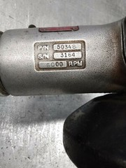 DYNABRADE 50348 PNEUMATIC ANGLE GRINDER PARTS OR REPAIR