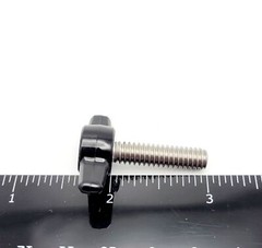 1/4-20 x 1″ Thumb Screw T Bolts Black Butterfly Tee Wing Plastic Clamping Knob