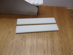 (Qty.2) 1/4″ X 1-3/8″ X 8″ UHMW PE Rectangle Flat Bar Stock White Opaque