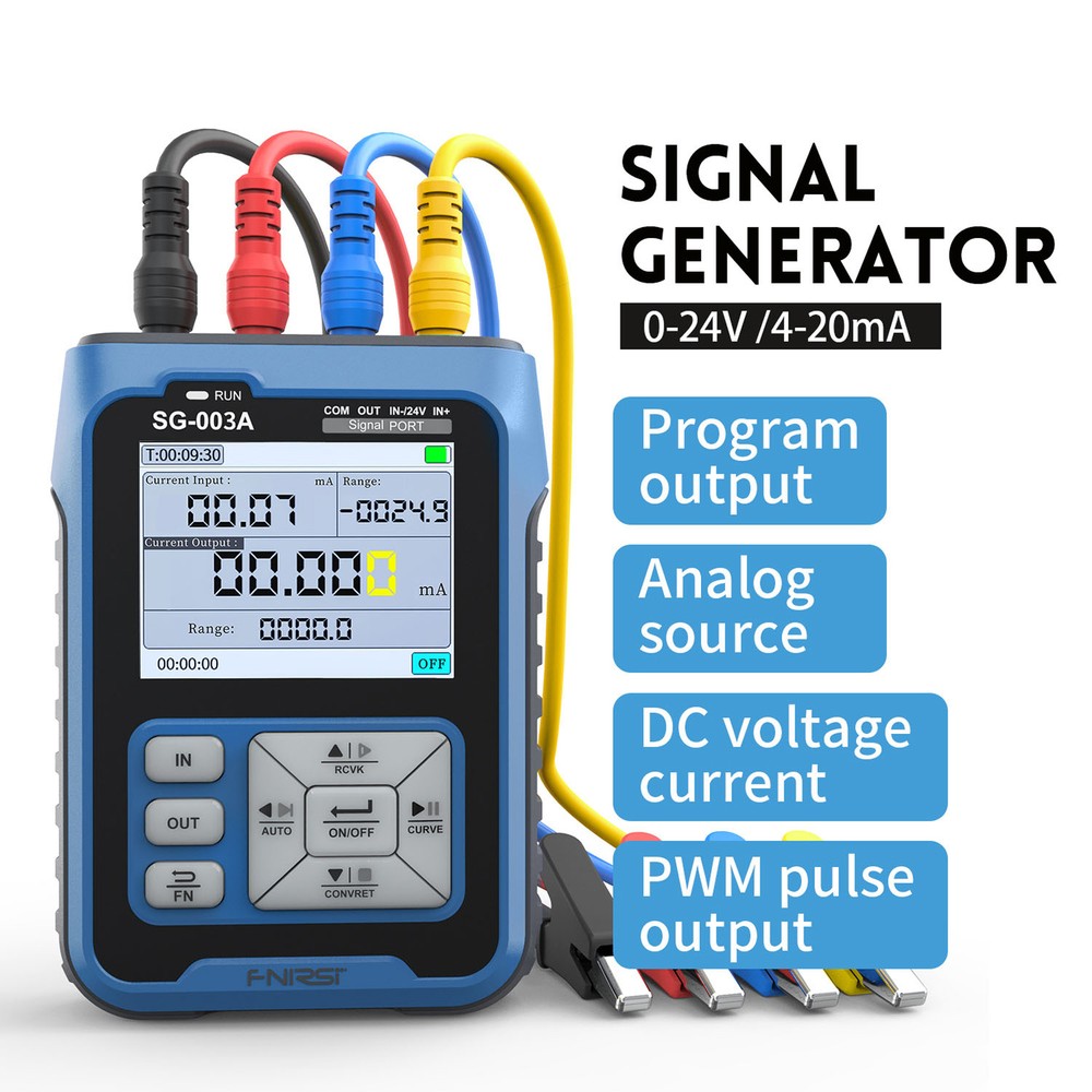 FNIRSI Signal Generator Sources Transmitter 4-20mA Current Volt Simulator 0-10V