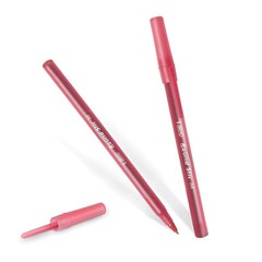 Bic Round Stic Xtra Life Red Ballpoint Pens 1.0Mm Bulk 10 Count Pack