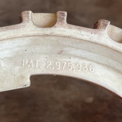 Used Lustran B6-16 Plastic Planter Seed Plate for John Deere