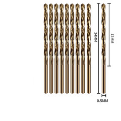 0.5mm – 18mm HSS Blacksmith Drill Bit Metal Reduced Shank Drills Metric Sizes