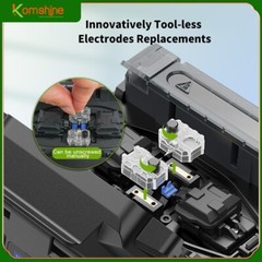 Komshine EX39 FTTX Fiber Fusion Splicer 0.01 db Splicing Loss ,3 Years Warranty