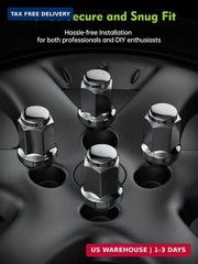 AUTOPTIM M12x1.5 16PCS ATV Lug Nuts – Replacement for Polaris Ranger XP 900/1000