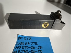 valenite HPDJL-20-5D Indexible Carbide Lathe Toolholder MDJNL 6”OAL 1.25”Shank