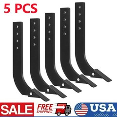 18” Box Blade Shank Scarifier Shanks Teeth 4 Holes Box Scraper Shank 5PCS