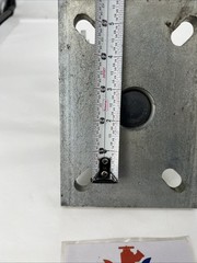 Larcaster Caster Wheel Assembly LC8651, 5×7 in Slotted Plate, Zerk Axle, L2012