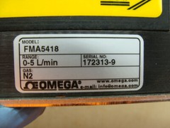 OMEGA MASS FLOW CONTROLLER FMA5400/5500 FMA5418 0-5 L/MIN