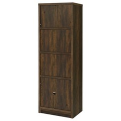 Coaster Laughlin 3-Shelf Engineered Wood Media Tower in Brown