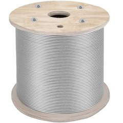VEVOR T304 Stainless Steel Cable 1/4″ 7×19 Steel Wire Rope 200ft Cable Railing