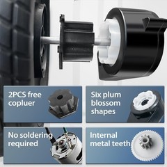 Fast Steel Gear Motor Gearbox Set for Power Wheels Vehicle Conversion Kit