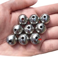 Ø2mm-60mm Stainless Steel Balls Bearing Drilling Ball With Through Hole 1mm-6mm