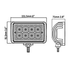 20PCS LED Work Light Kit For John Deere 8100 8200 8300 8400 8110 8210 8310 8410