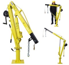 Foldable Hydraulic Swivel Lift Crane 2000LBS Capacity Pickup Truck Bed Hoist