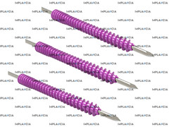 3.0mm Titanium Headless Threaded Fastener Precision Alloy Multiple Length 50 pcs