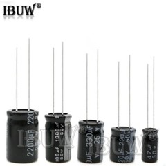 5pcs Electrolytic Capacitor 10 16 25 50V 0.1uF-1000uF #B4