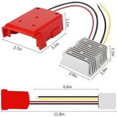 40A 480W DC 18V To 12V Step Down DIY Converter For Milwaukee Voltage Regulator