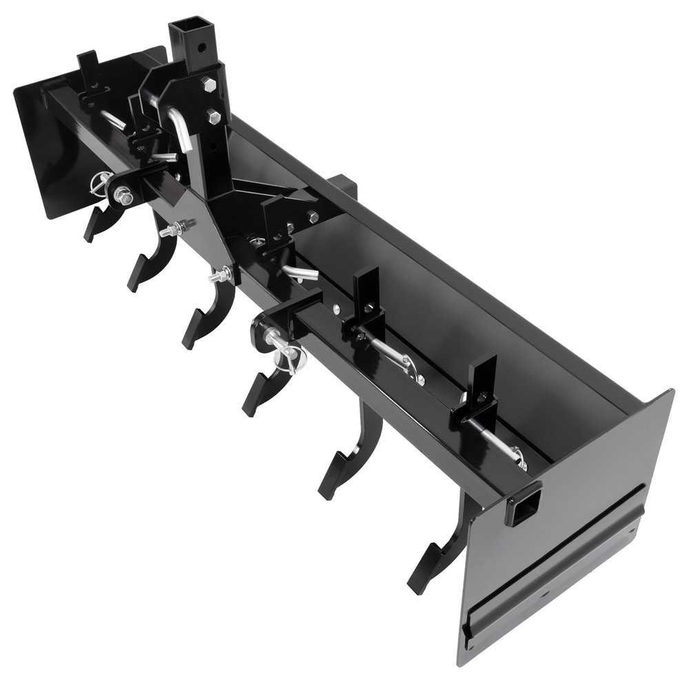 55″ Tow Behind Box Scraper Blade Three-Point Quick Hitch For Cat 0 Cat 1 Tractor