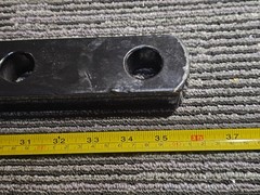 Swinging Drawbar 36-inch Over all Length, Heat-Treated Forged Steel, Black