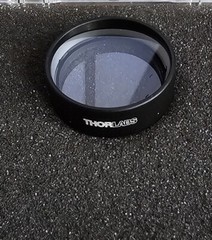 ThorLabs LK4245RM f= -100.0 mm, Ø1″, UVFS Mounted Plano-Concave Round Cyl Lens