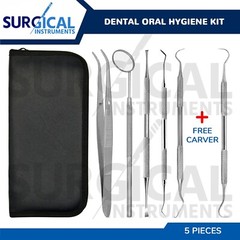 Professional Dental Oral Hygiene Kit 5 Tools Deep Cleaning Scaler Teeth Care Set