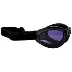 2 Pairs of Birdz Eyewear Parrot Black Padded Goggles Smoke & Purple Lenses
