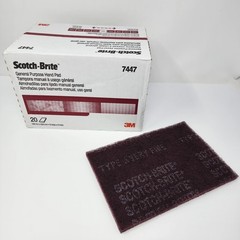 3M 7447 Scotch-Brite General Purpose Hand Pad 6″ x 9″ (20 Pads)