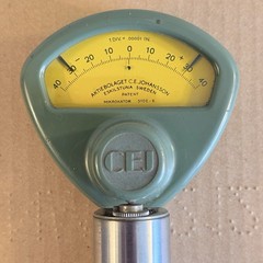 CEJ C.E. Johansson Mikrokator 510E-6 Precision Dial Indicator 0.00001” Sweden