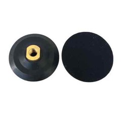 4″ Wet Polishing Pad Sets – #50 100 200 400 800 Grit w Rubber Backer