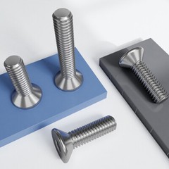 10# 1/4 5/16 3/8 COUNTERSUNK BOLT ALLEN KEY SOCKET SCREWS A2 304 STAINLESS STEEL