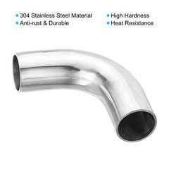 90 Degree Mandrel Bend Elbow 1 Inch OD Steel Exhaust Elbow Exhaust Piping