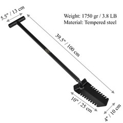 CKG Heavy Duty Metal Detecting Shovel Digging Digger Spade Garden Root Cutter