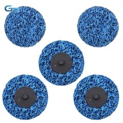 5 Pieces Blue 3″ Quick Change Easy Strip & Clean Discs For Paint Rust New